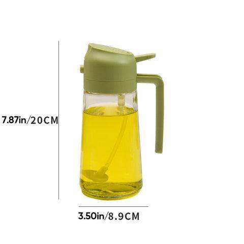 2-in-1 Glass Oil Sprayer and Dispenser-Aldronix