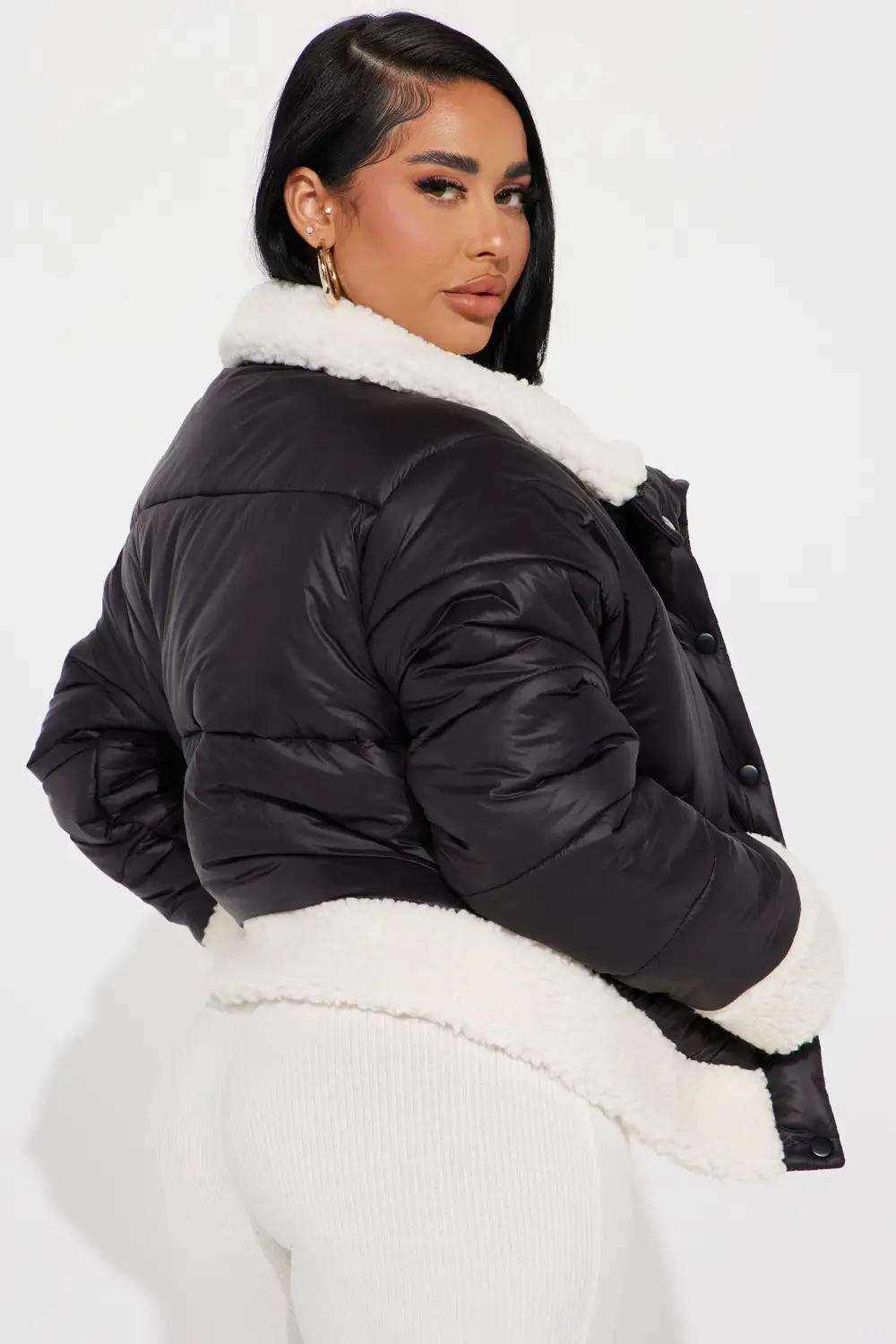 Ain't No Other Puffer Jacket - Black-Aldronix
