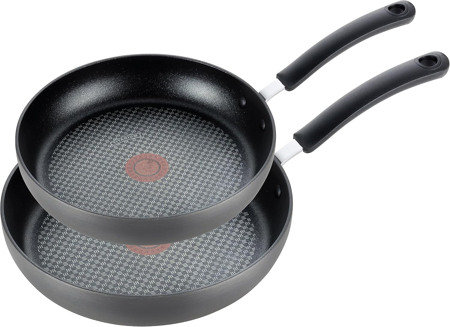 Prokonk Initiatives Non Stick Fry Pan 2 Piece Set, 8.5, 10 Inch, Oven Broiler Safe 350F, Cookware, Kitchen Cooking Set, Skillets, Frying Pans, Egg Pan, Omelet Pan, Pots and Pans, Dishwasher Safe, Black-Aldronix
