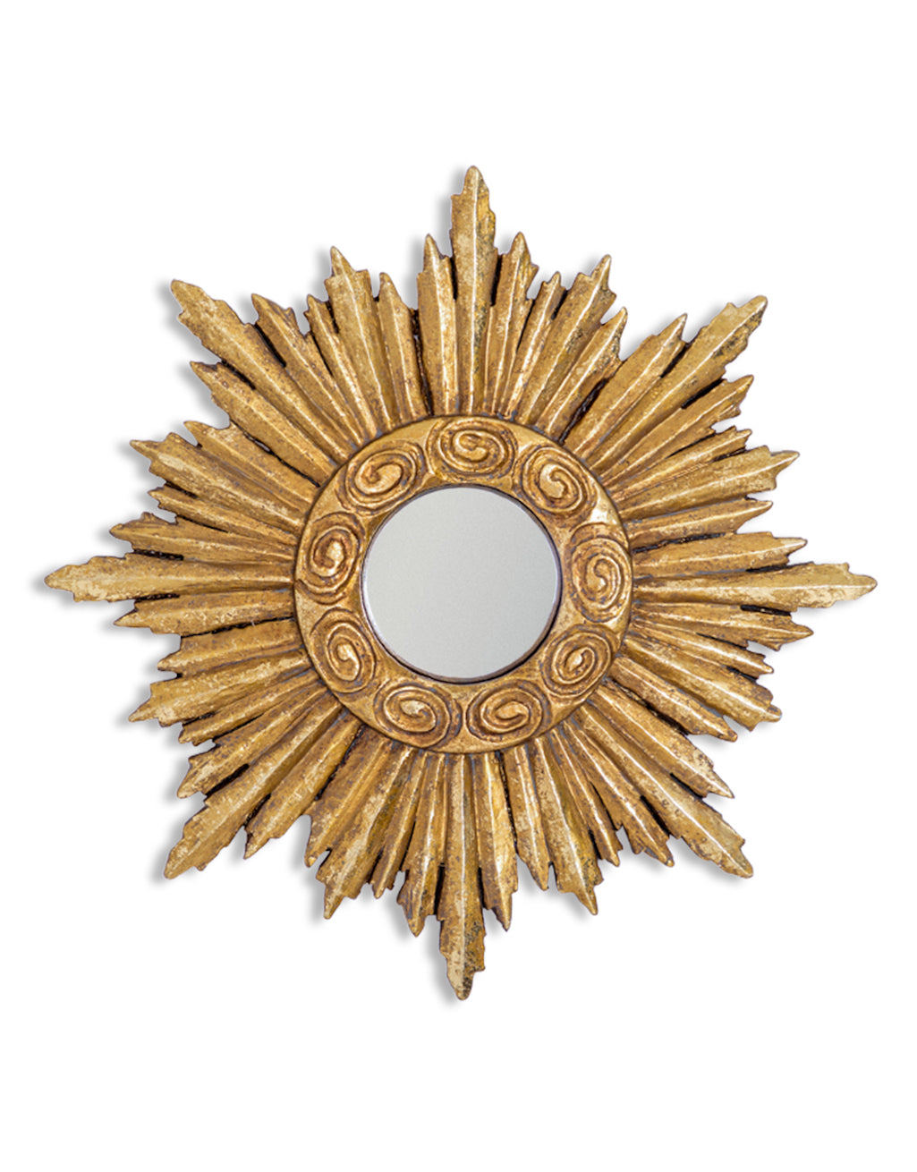 A Choice Of Burnished Gold Sunburst Mirrors-Aldronix