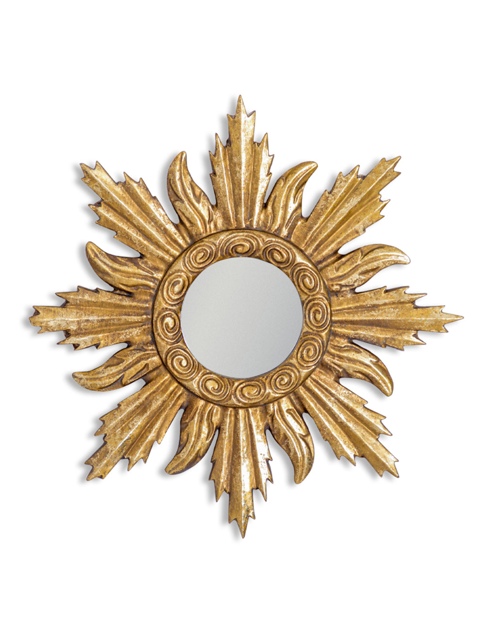 A Choice Of Burnished Gold Sunburst Mirrors-Aldronix