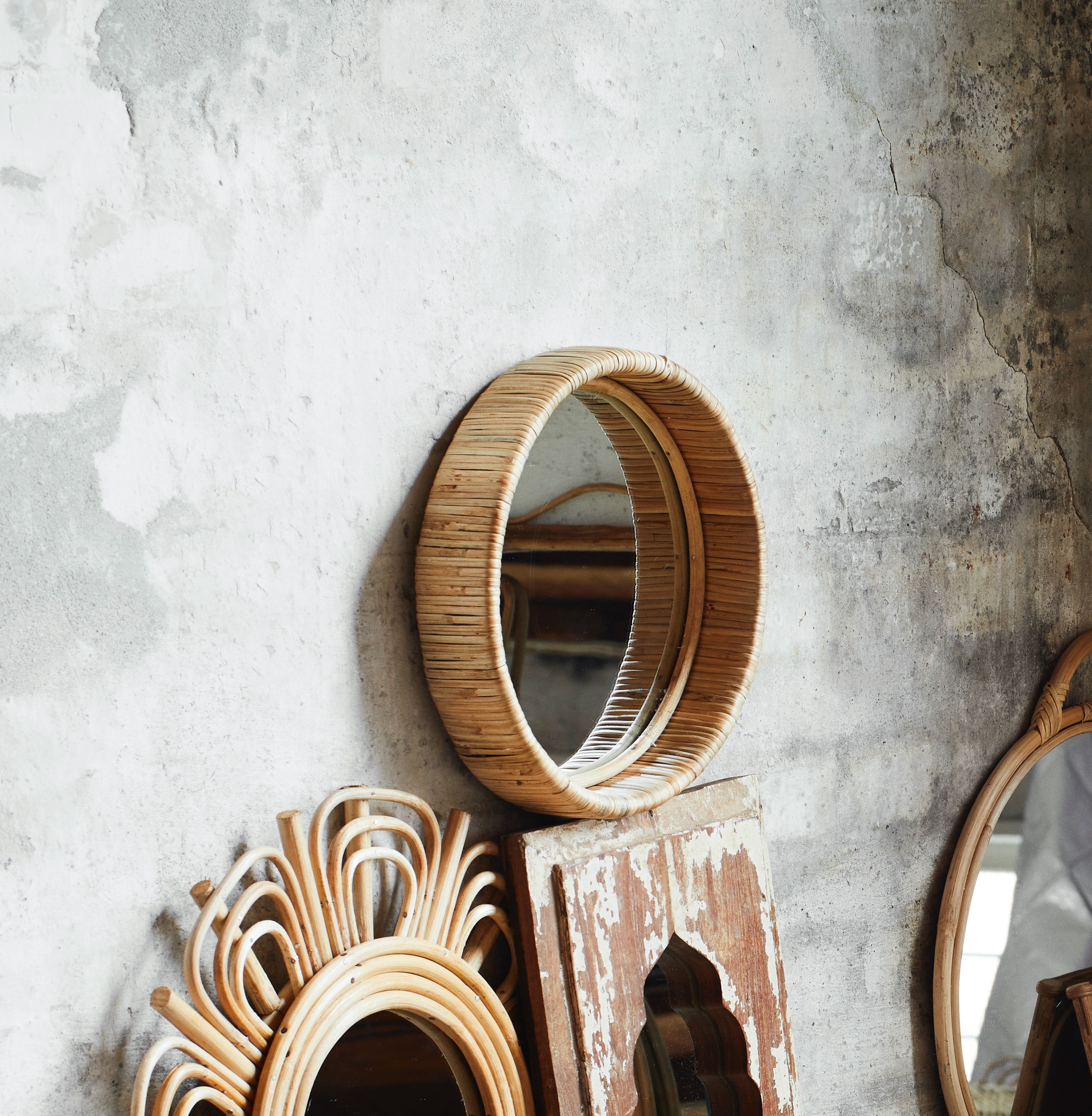 Bamboo Port Mirror-Aldronix