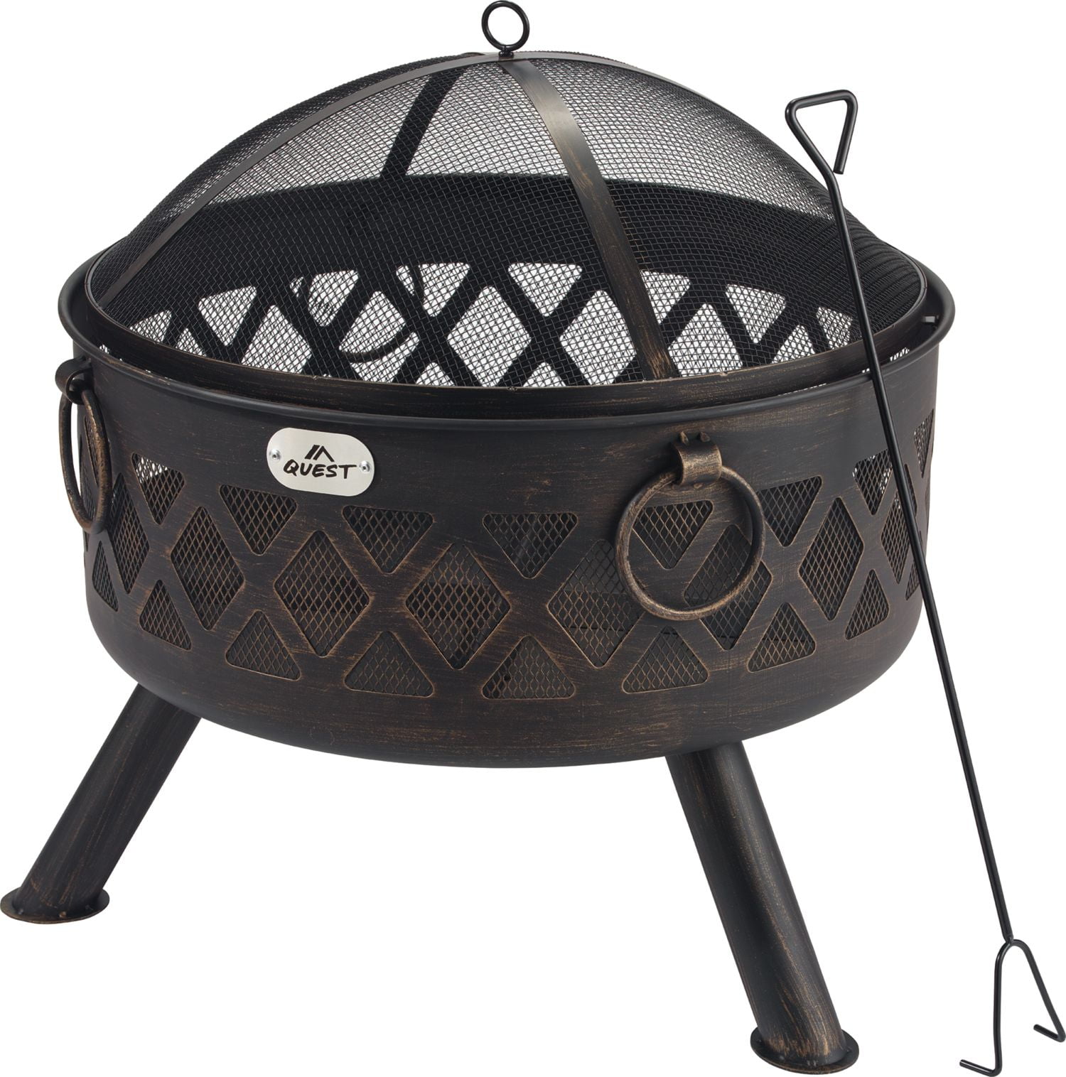 Fire Pit Table for Patio Backyard BBQ-Aldronix