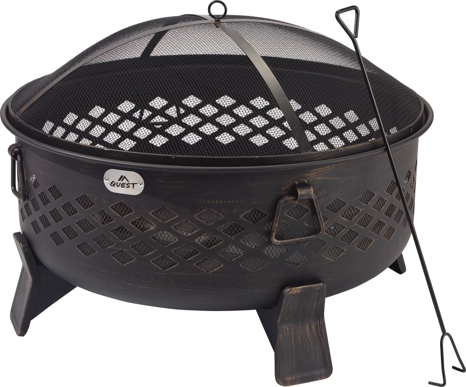 Fire Pit Table for Patio Backyard BBQ-Aldronix