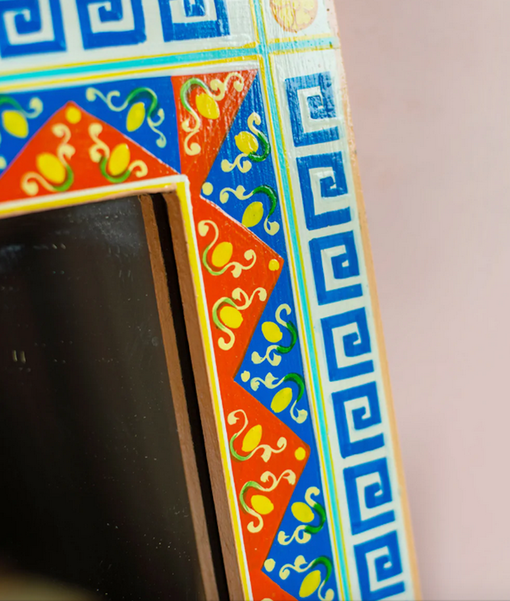 Hand Painted Fruity Mirror-Aldronix
