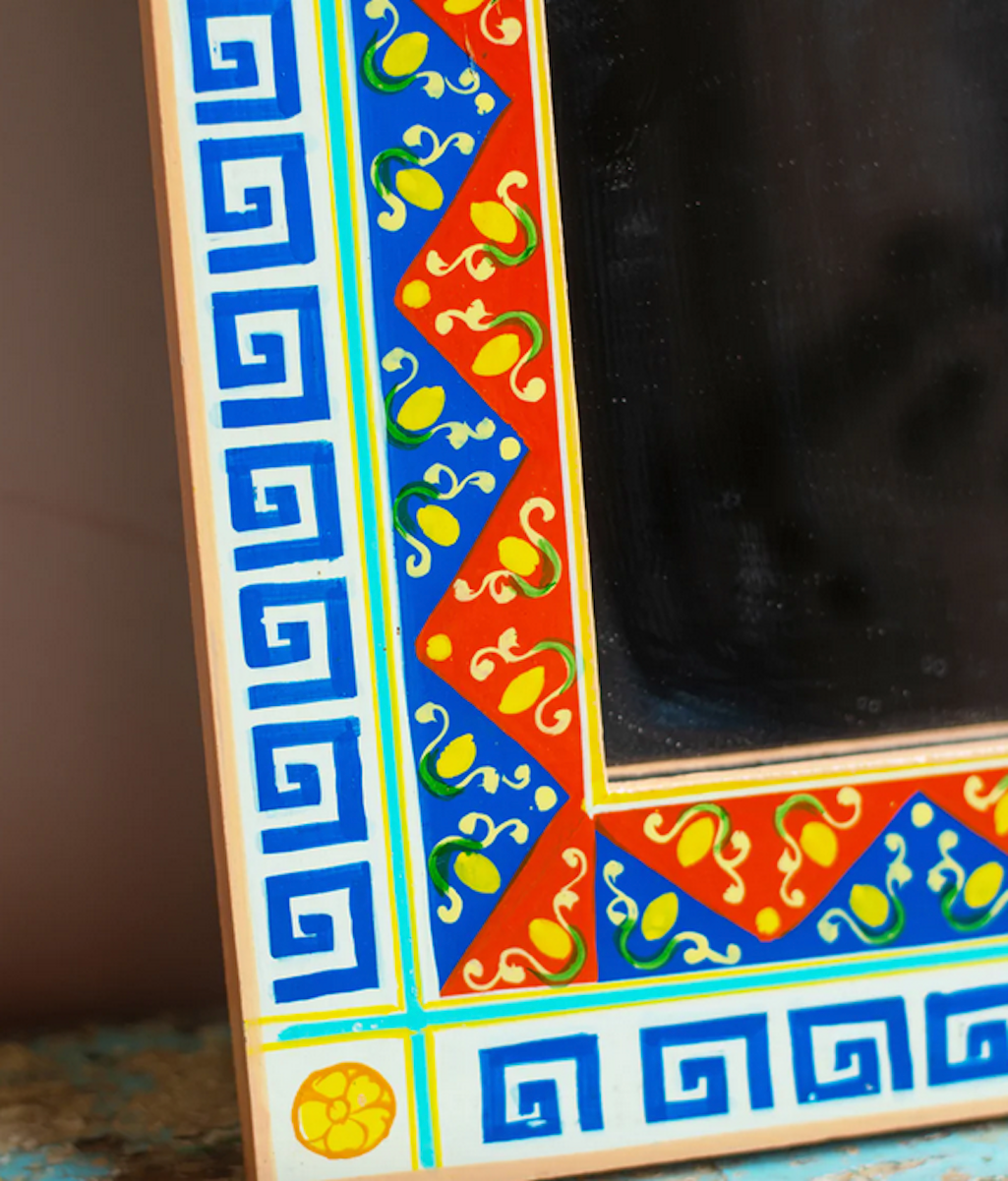 Hand Painted Fruity Mirror-Aldronix