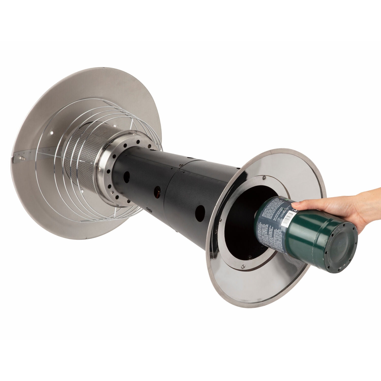 11,000 BTU  Stainless Steel  Tabletop Patio Heater-Aldronix