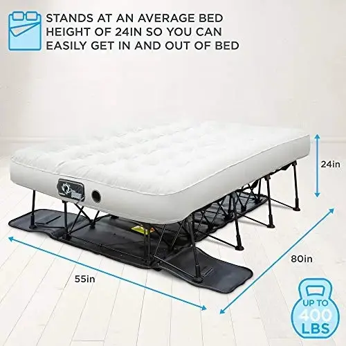 Air Mattress with Frame-Aldronix