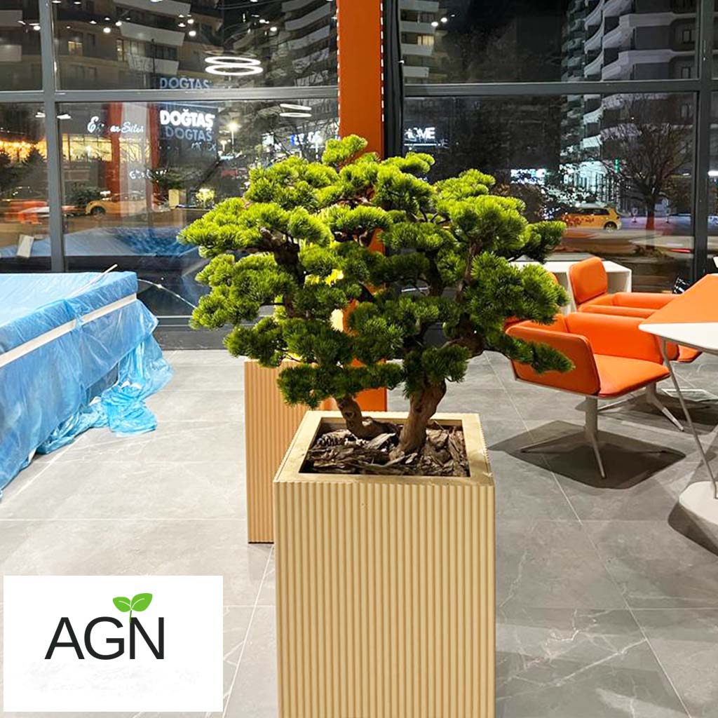 Indoor Artificial Plant( With Flower Pots)-Aldronix
