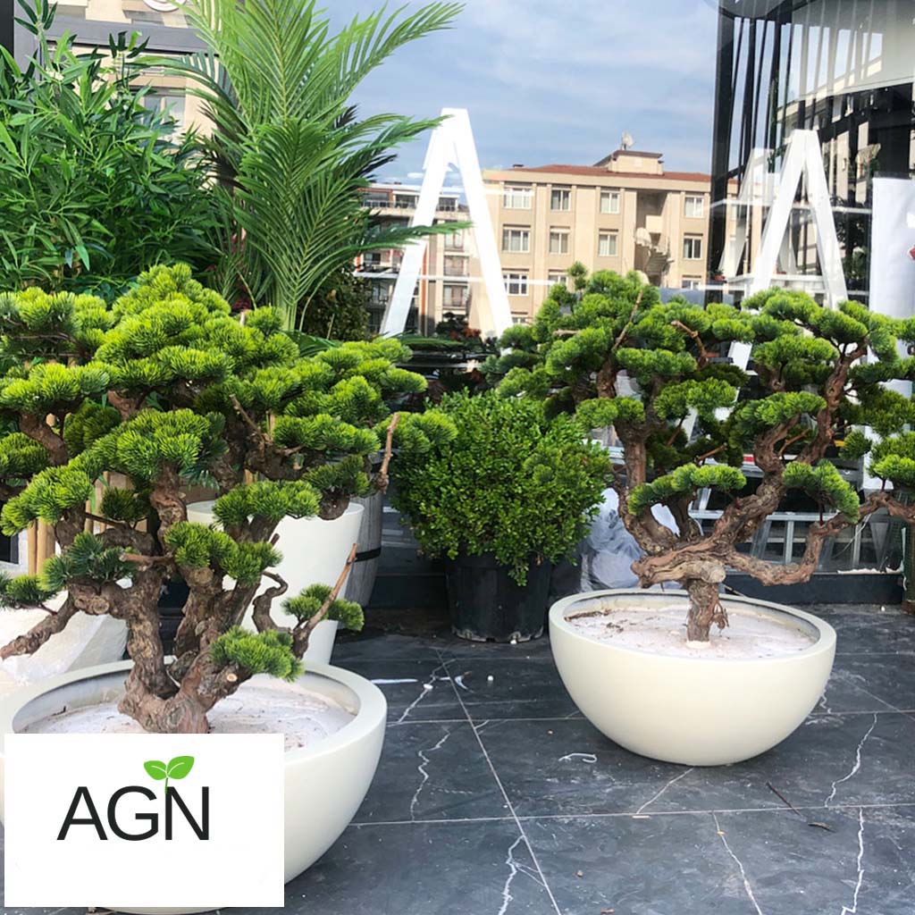 Indoor Artificial Plant( With Flower Pots)-Aldronix