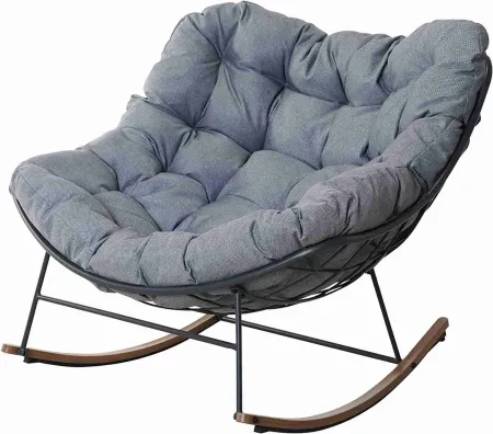 馃敟Rocking Chair (With Cushion)-Aldronix