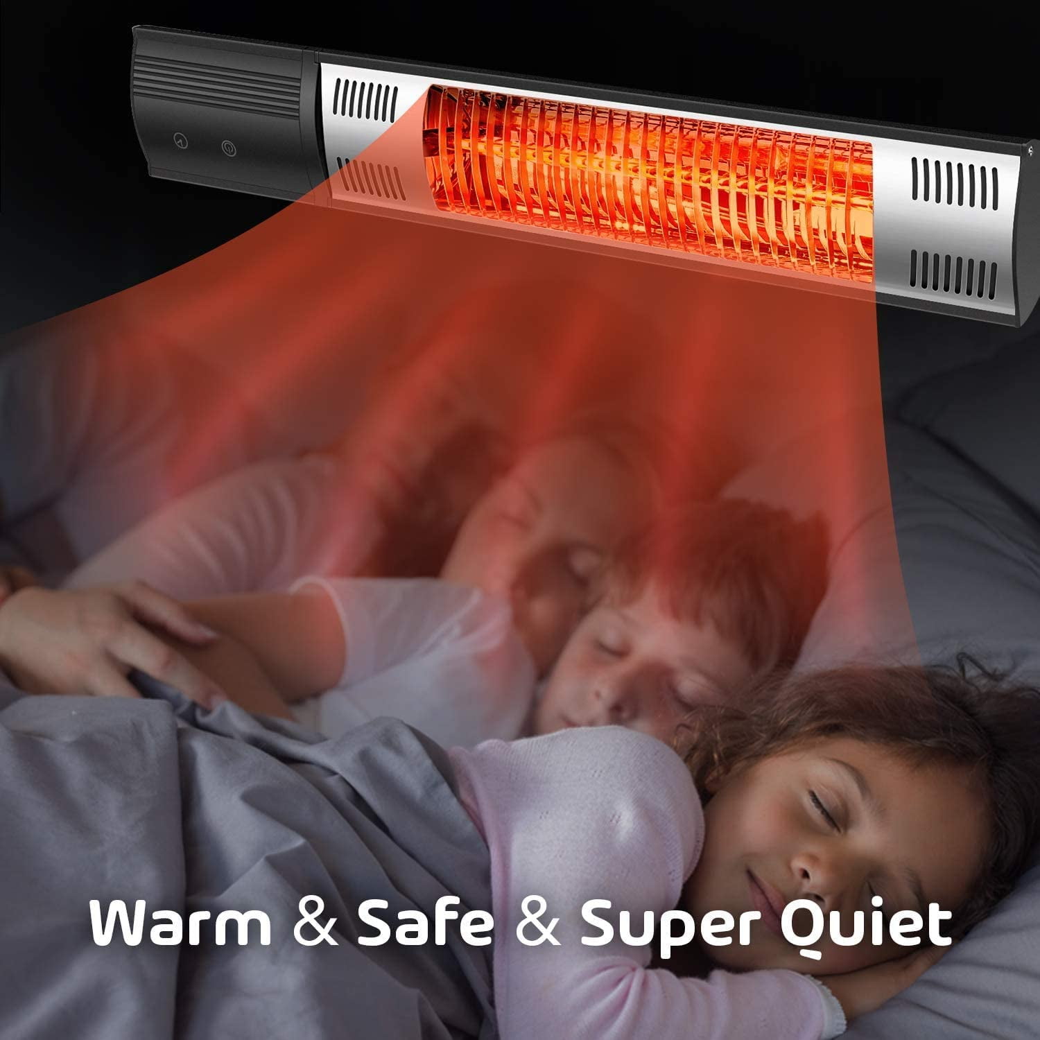 Patio Outdoor Heater for Balcony, Courtyard,with Overheat Protection-Aldronix