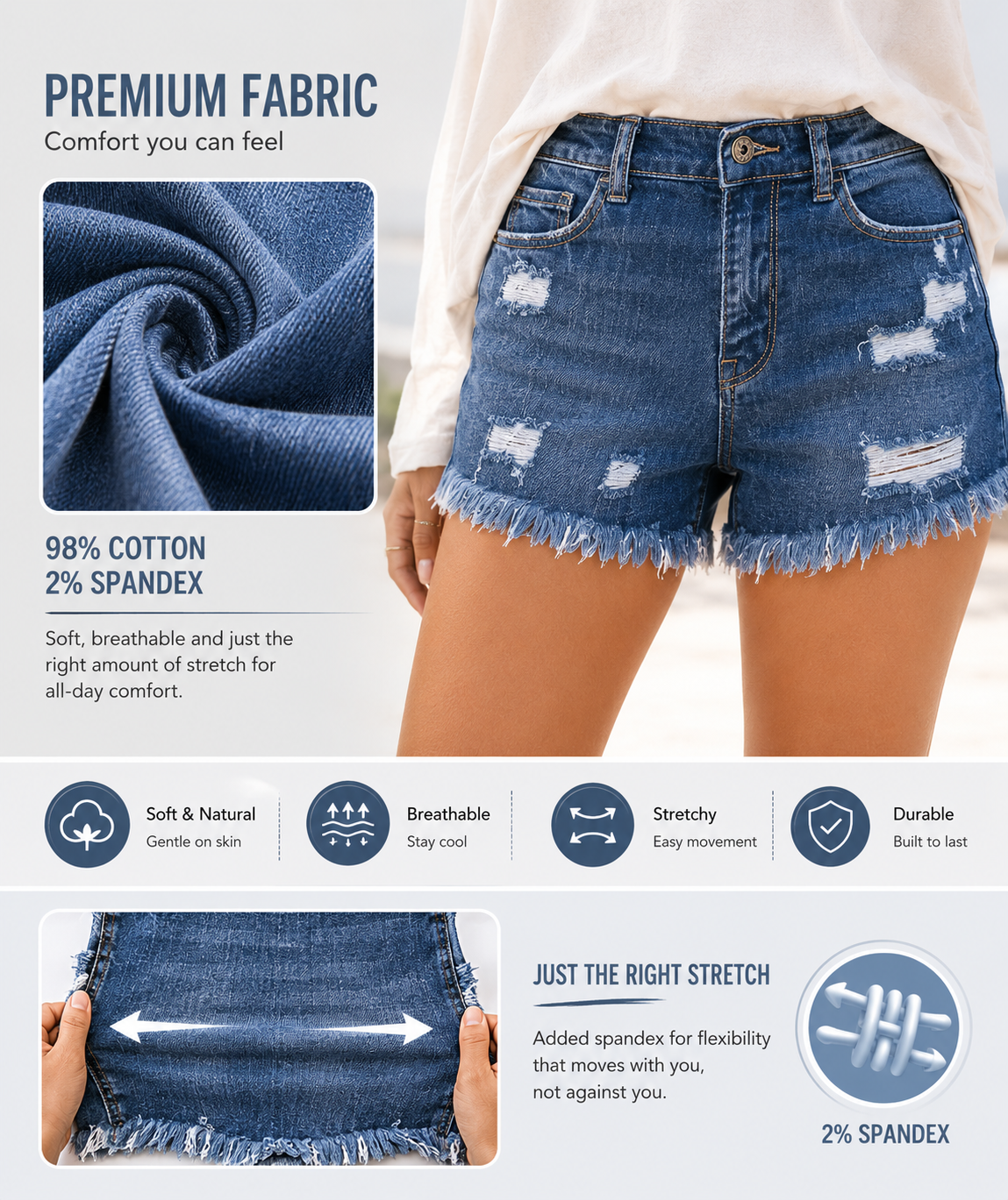 Women's Shorts Multi-Color Value Pack product image 4