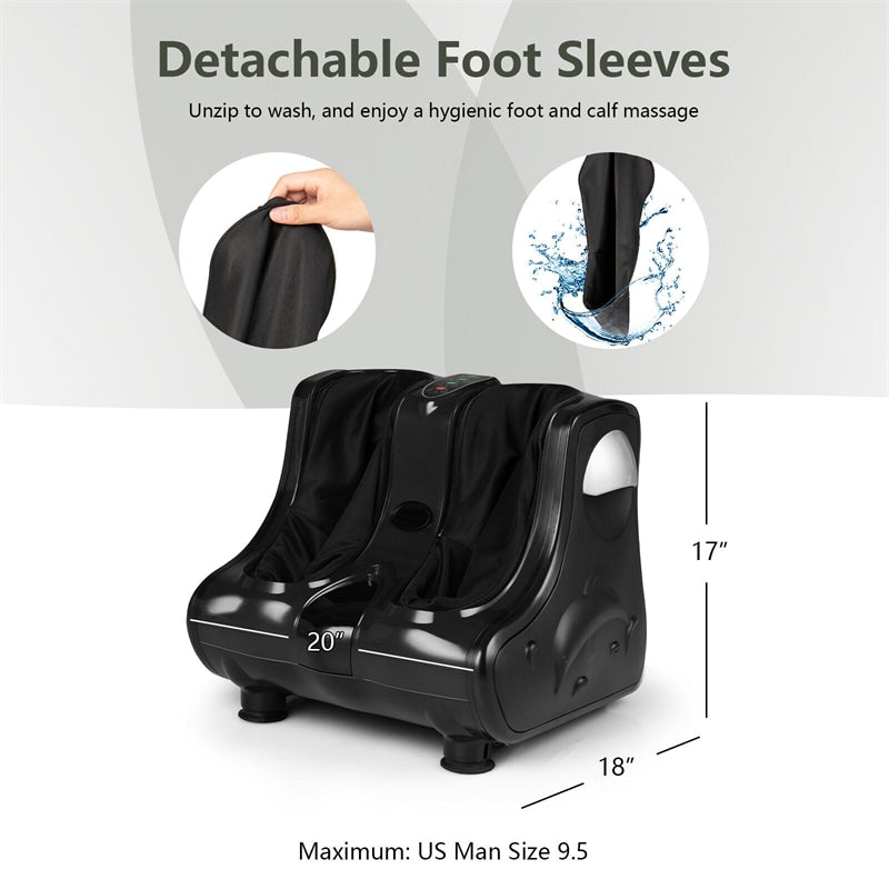 Shiatsu Electric Foot Massager Heat Vibration Deep Kneading Foot Calf Massager-Aldronix