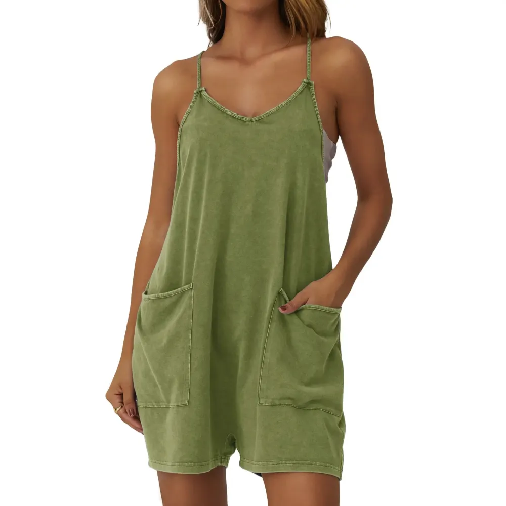 Women's Acid Wash Romper 8-Color Value Pack product image 6
