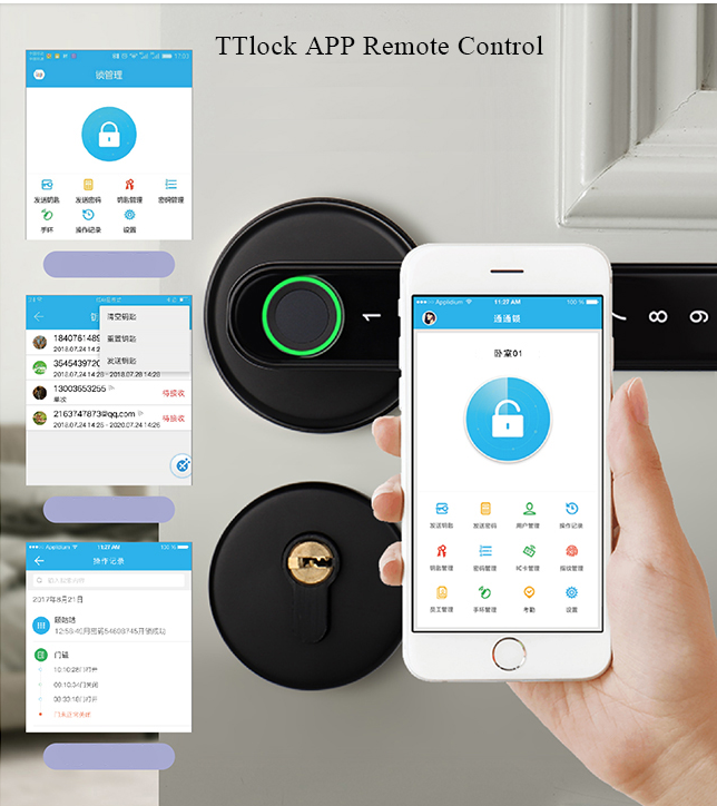 Smart WiFi Remote Controlled Door Lock-Aldronix