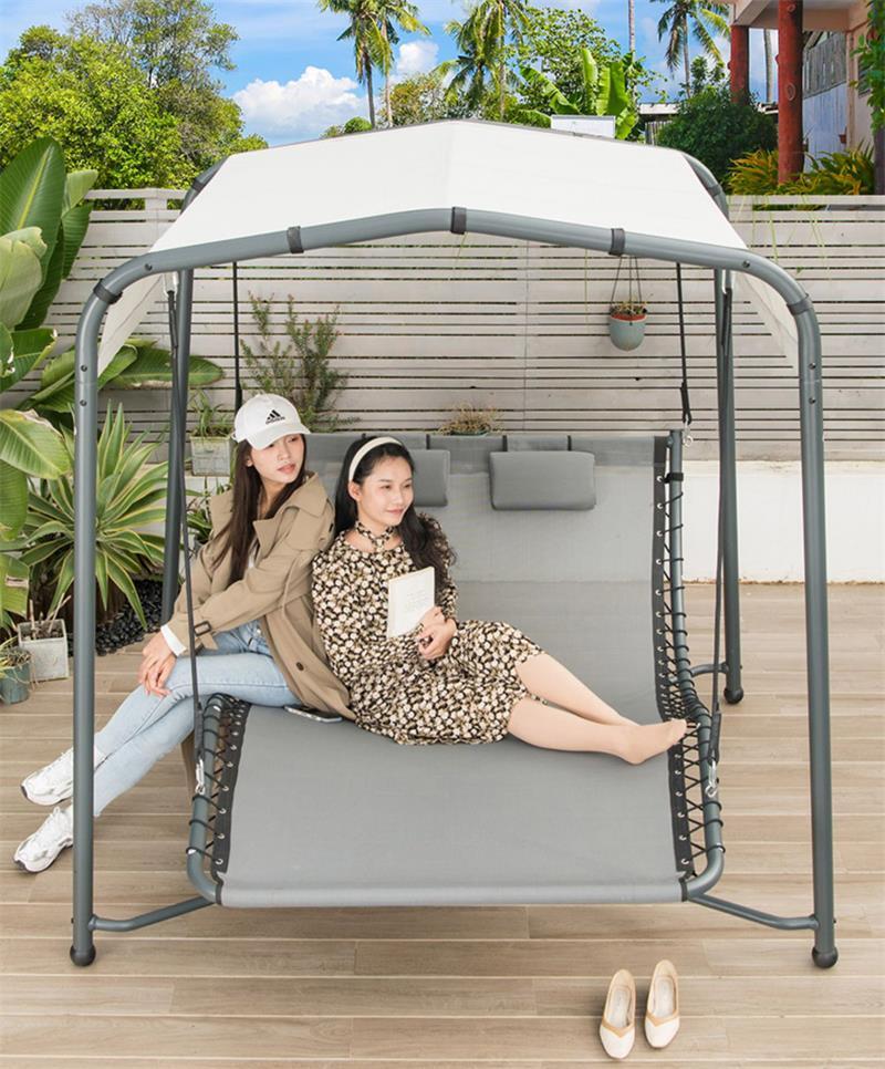 Garden double rocking recliner-Aldronix