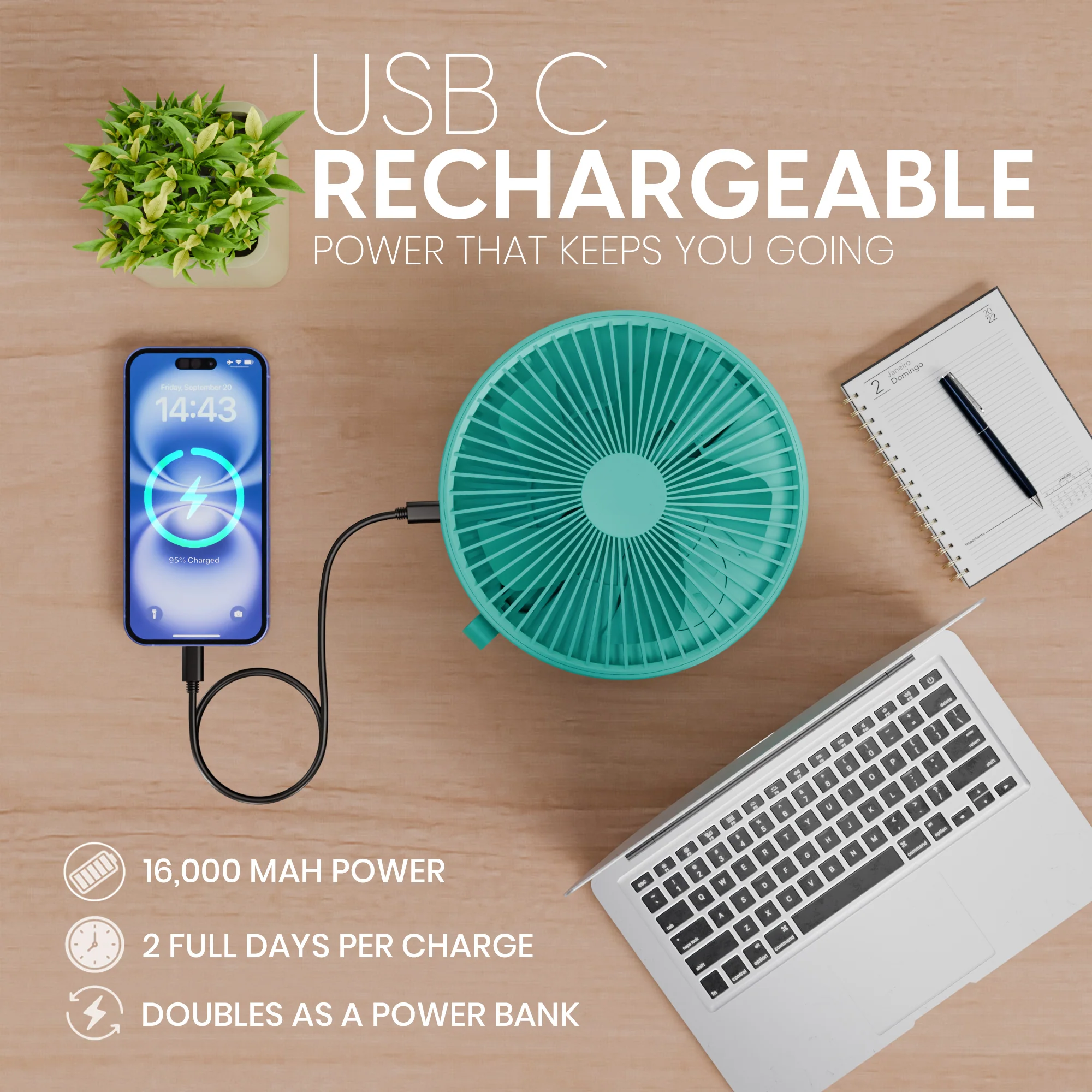 ORIGINAL Foldable Portable Fan