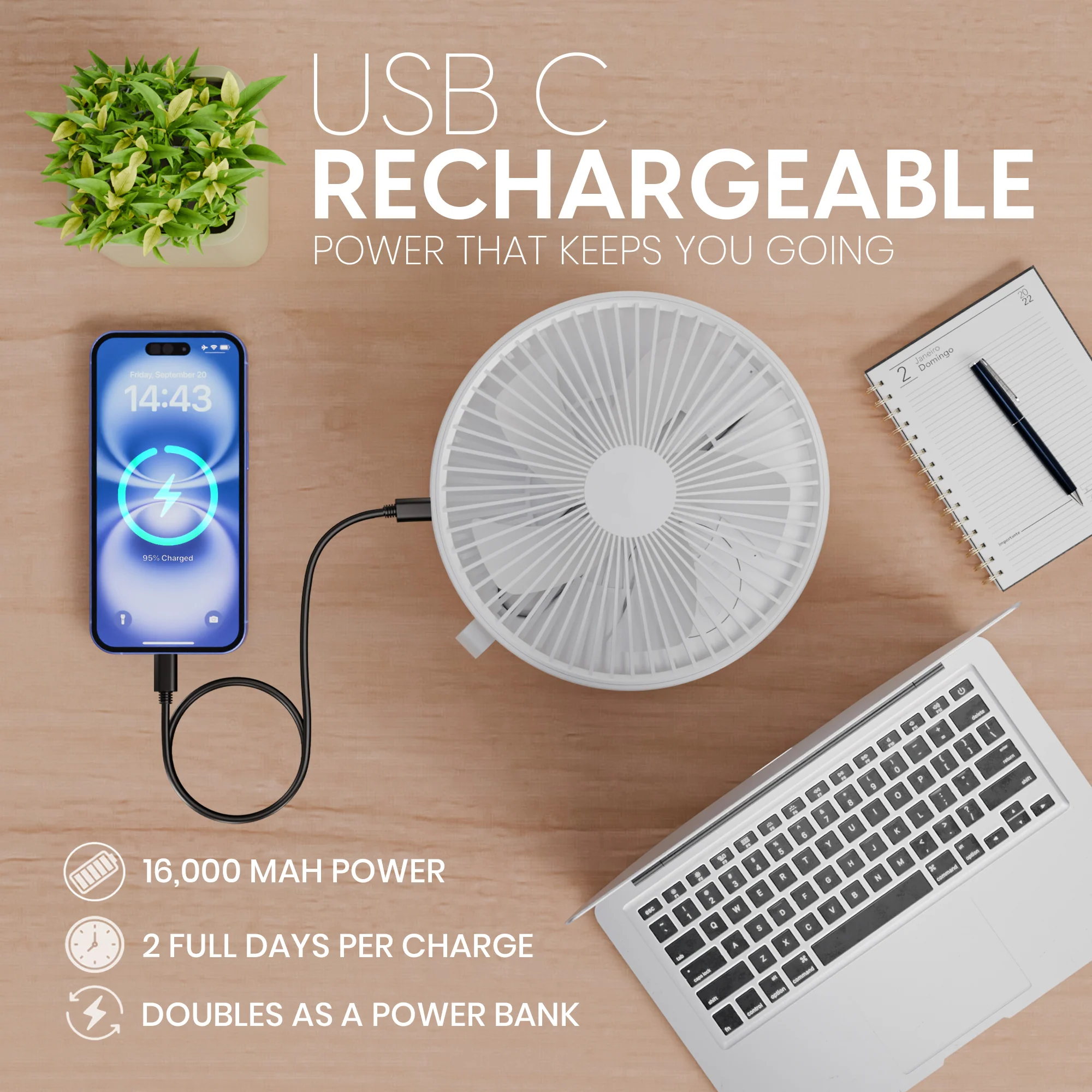 ORIGINAL Foldable Portable Fan