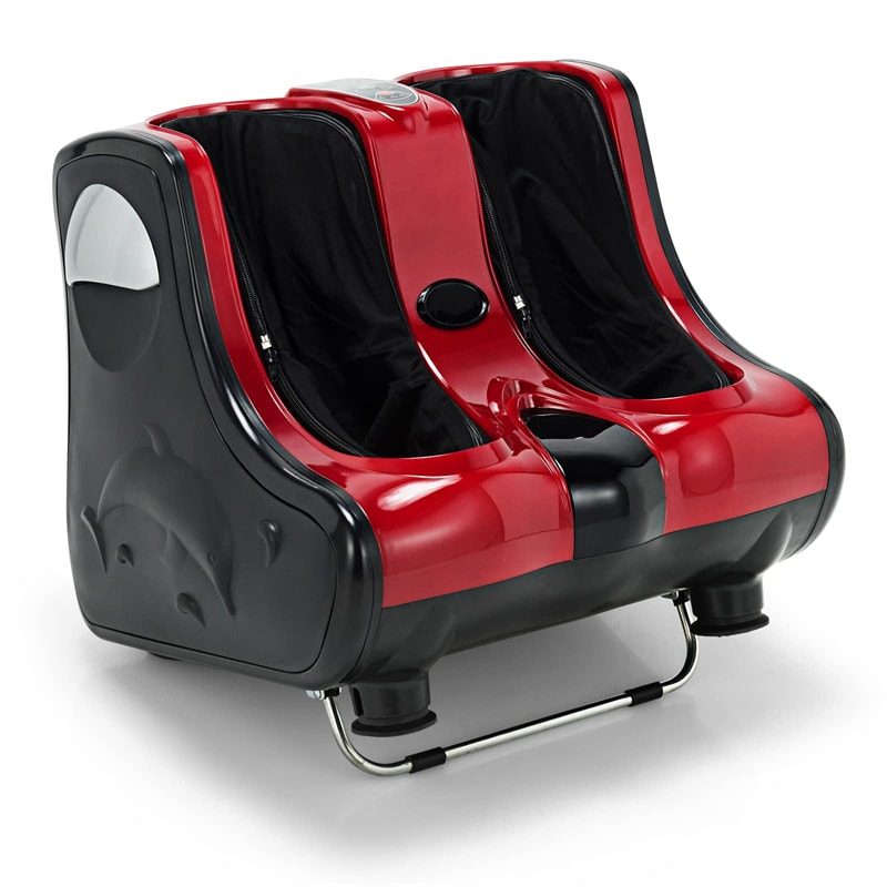 Shiatsu Electric Foot Massager Heat Vibration Deep Kneading Foot Calf Massager-Aldronix