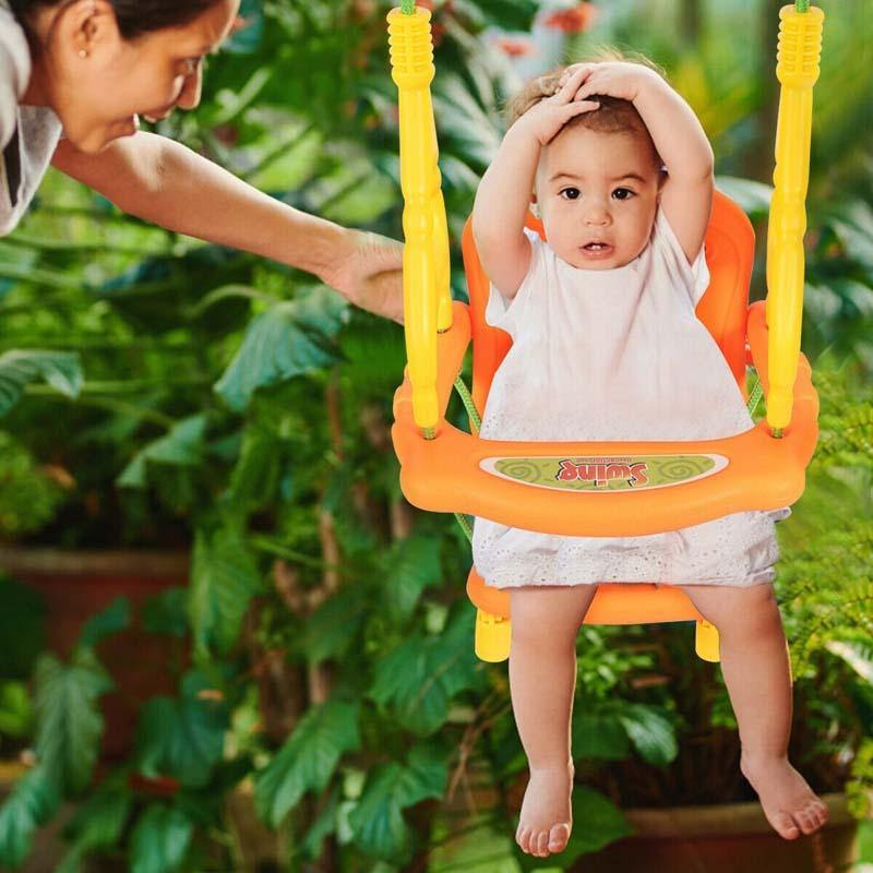 Toddler Swing Seat Set High Back Seat with Swing Set-Aldronix