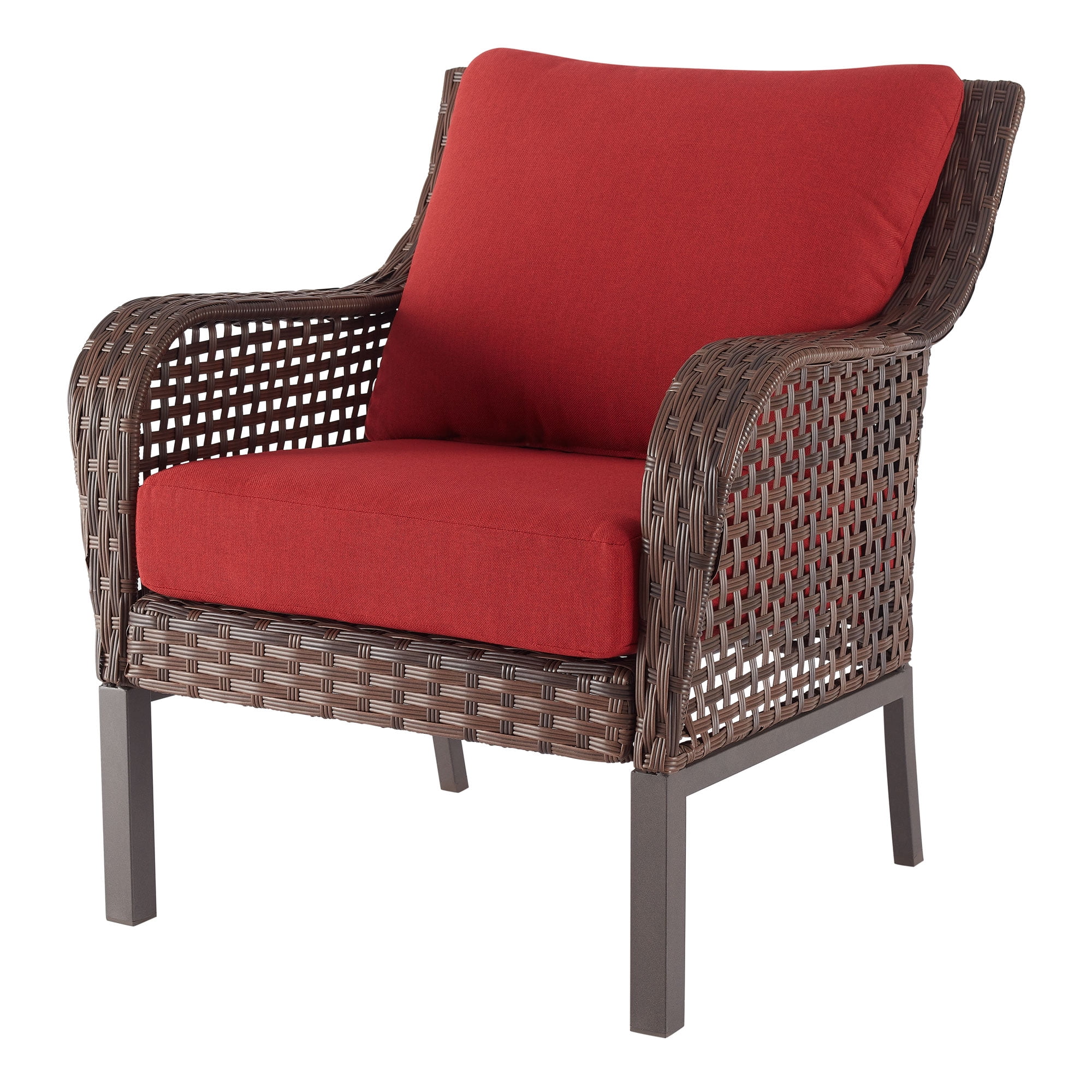 4-Piece Conversation Set, Red-Aldronix
