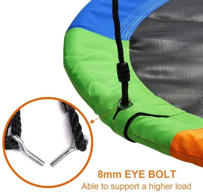 40 Inch Saucer Tree Swing Outdoor Play for Kids-Aldronix