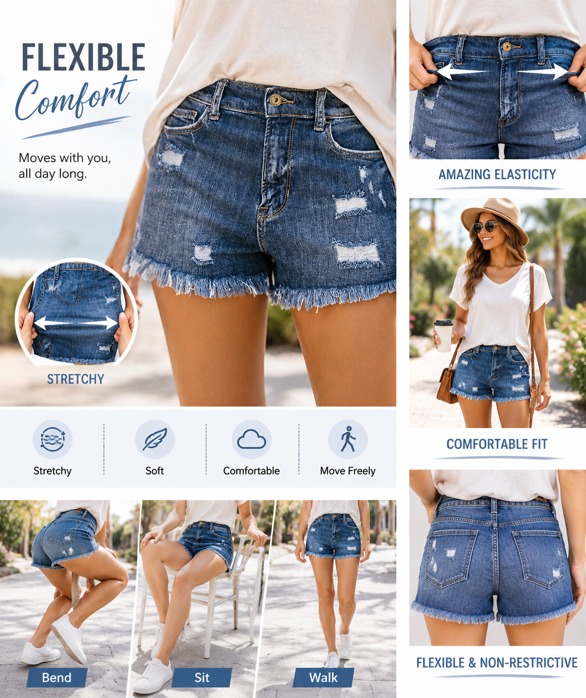 Women's Shorts Multi-Color Value Pack product image 3