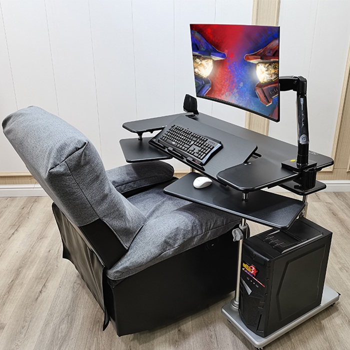 Gaming chair desktop computer table-Aldronix