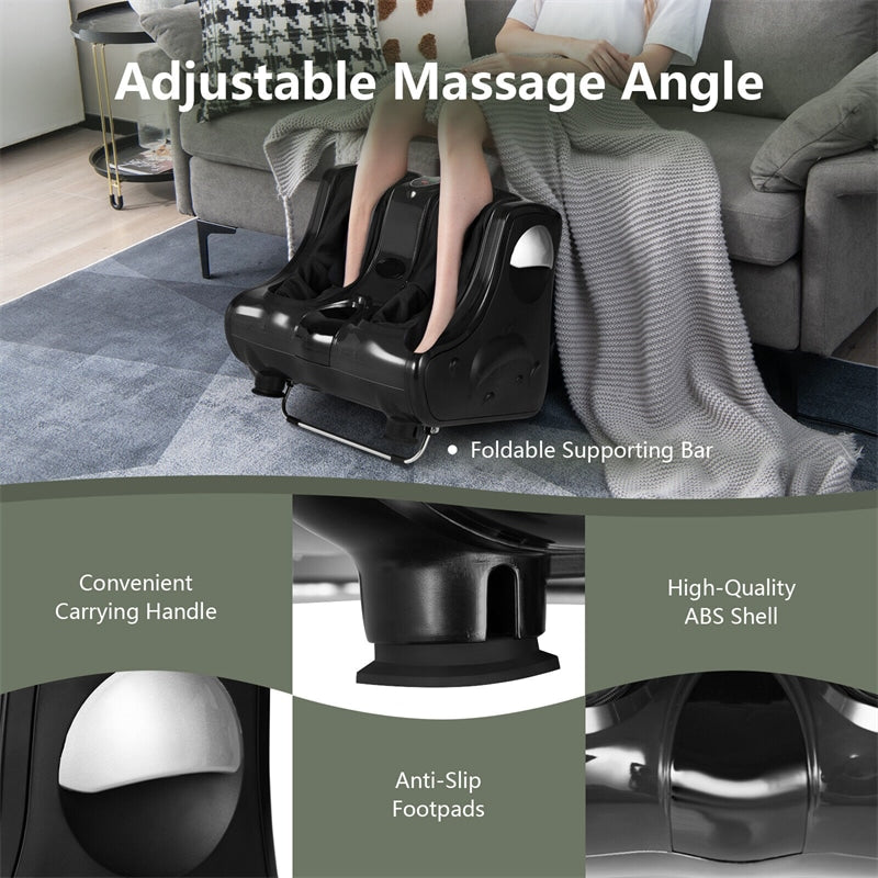 Shiatsu Electric Foot Massager Heat Vibration Deep Kneading Foot Calf Massager-Aldronix