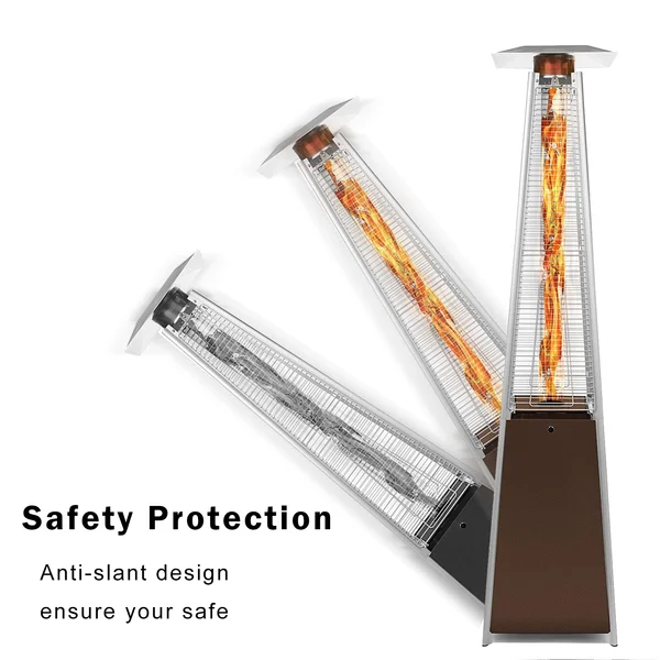 48000 BTU Propane Standing Patio Heater-Aldronix