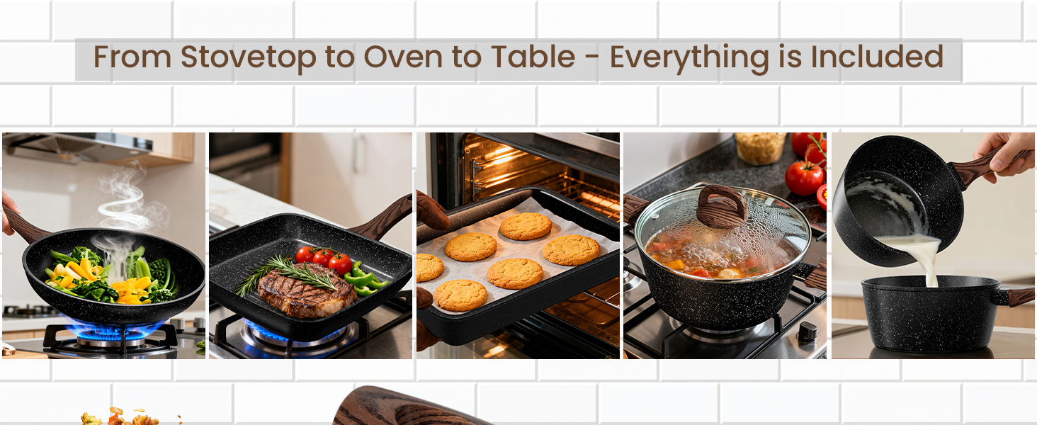 Umite Chef 31-piece nonstick cookware and bakeware set product image 21
