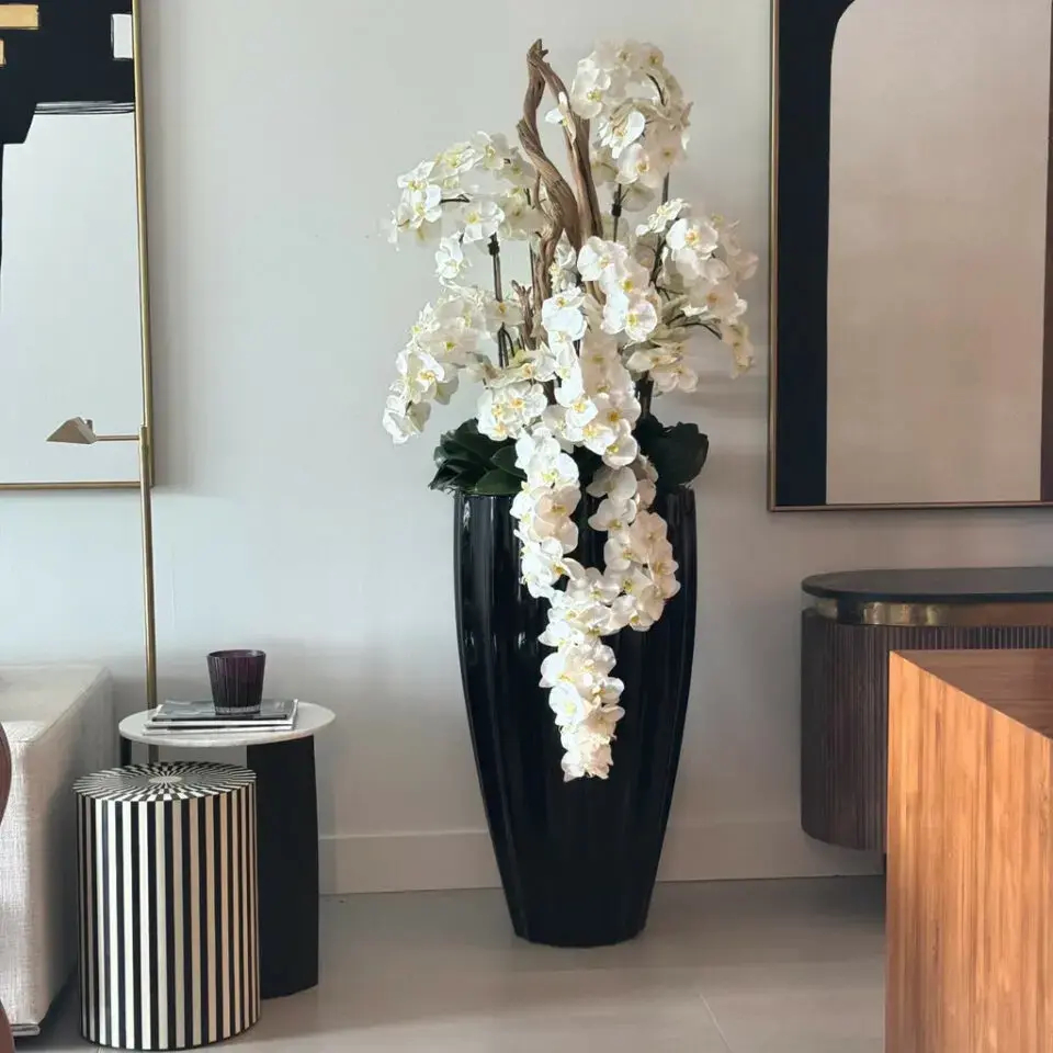 鉁═his week's special price 馃挜6ft Indoor Artificial Flowers-D ( With Flower Pots)-Aldronix