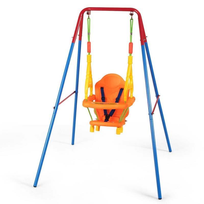 Toddler Swing Seat Set High Back Seat with Swing Set-Aldronix