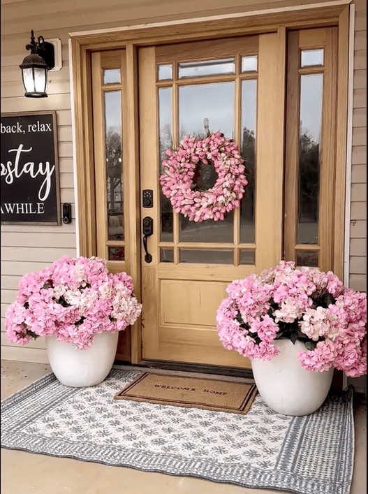 Outdoor Artificial Hydrangea Flowers馃拹-Aldronix