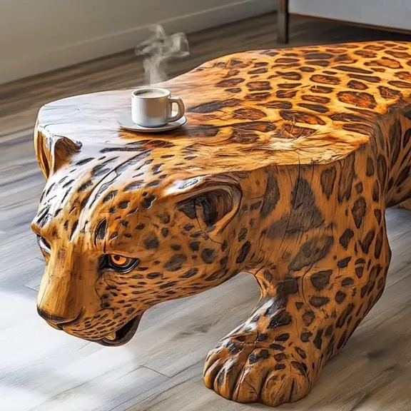 馃敟Limited Time Offer馃挅One Large Piece Of Wood Animal Shaped Coffee Tables-Aldronix
