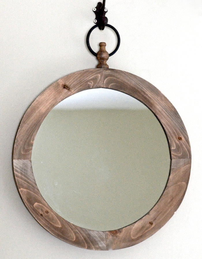 Wooden Refectory Mirror-Aldronix