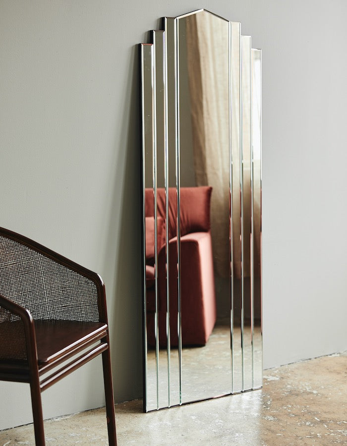 Free Standing Art Deco Mirror-Aldronix