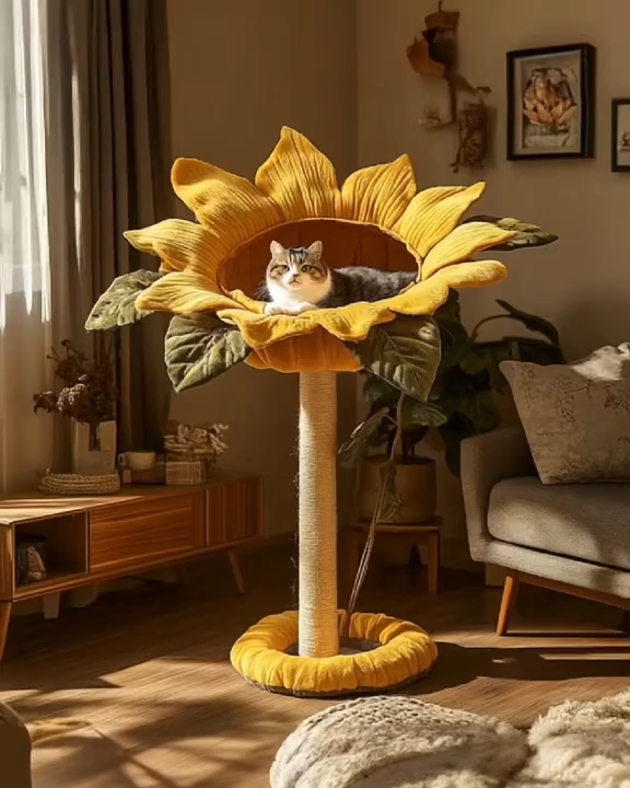 馃敟Flower Shaped Cat Tree-Aldronix