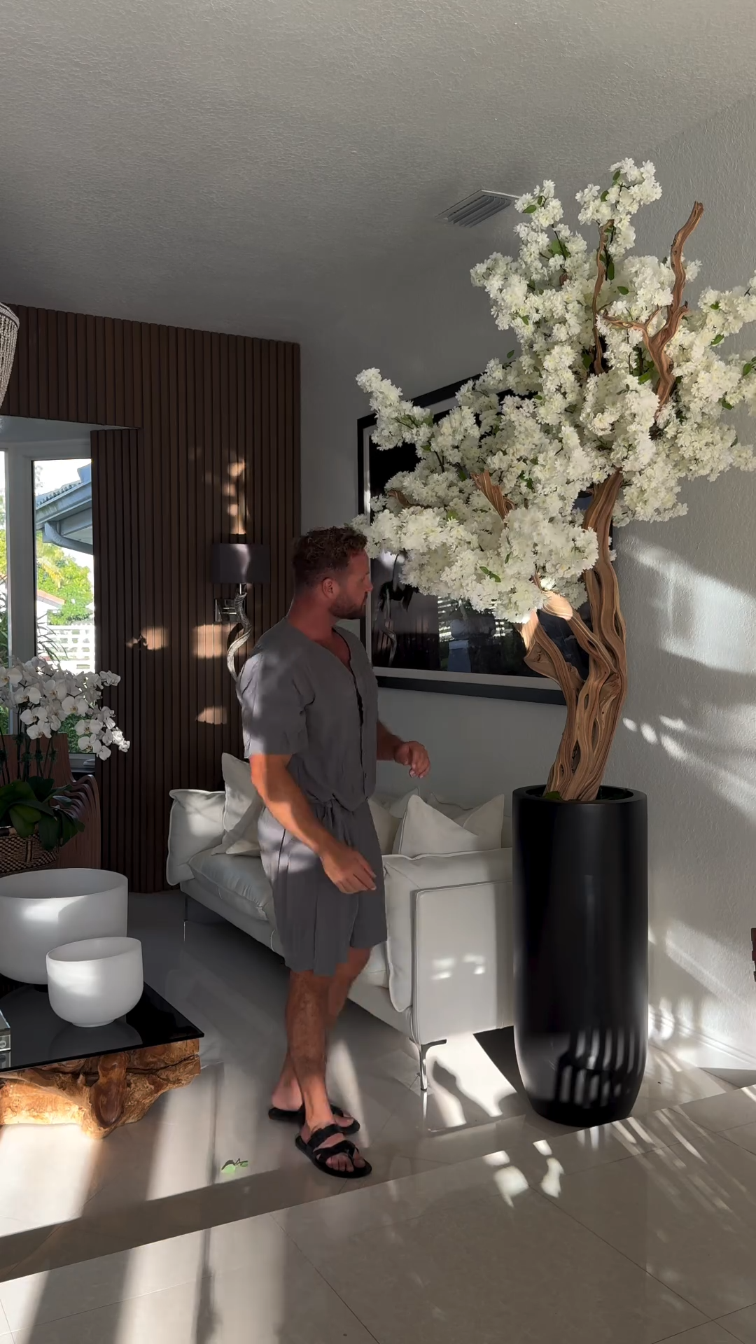 7ft Indoor Artificial Plants( With Flower Pots)-Aldronix