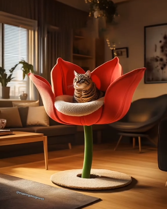 馃敟Flower Shaped Cat Tree-Aldronix