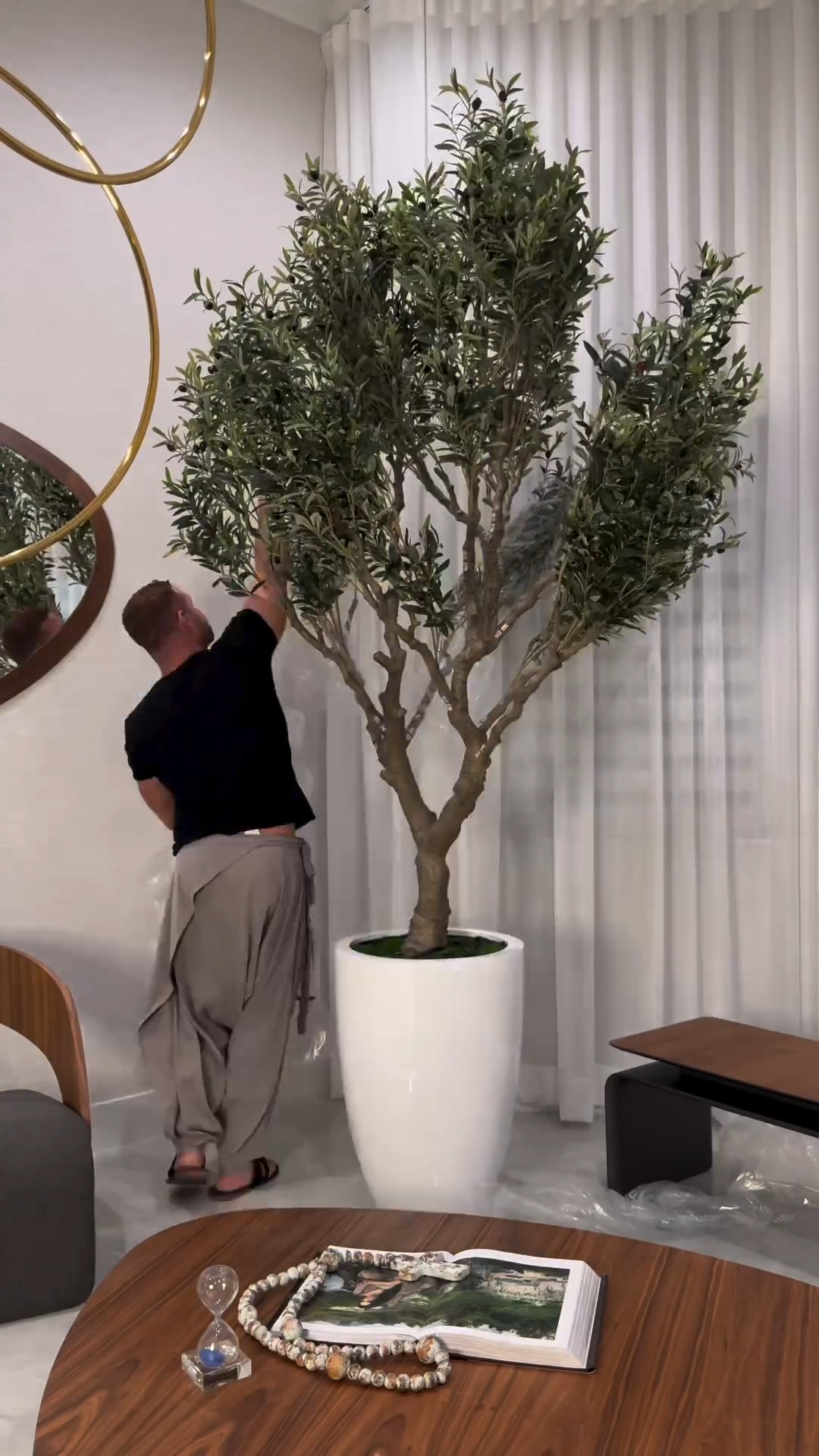 6ft Indoor Artificial Plants( With Flower Pots)-Aldronix