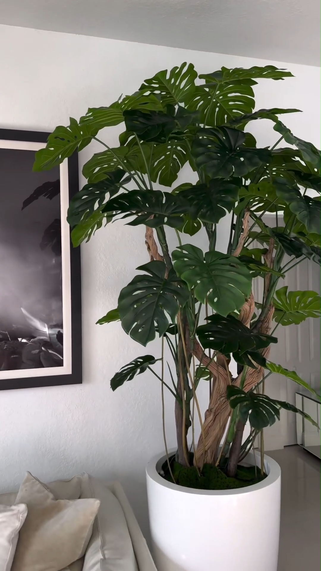 8ft Indoor Artificial Plants( With Flower Pots)-Aldronix