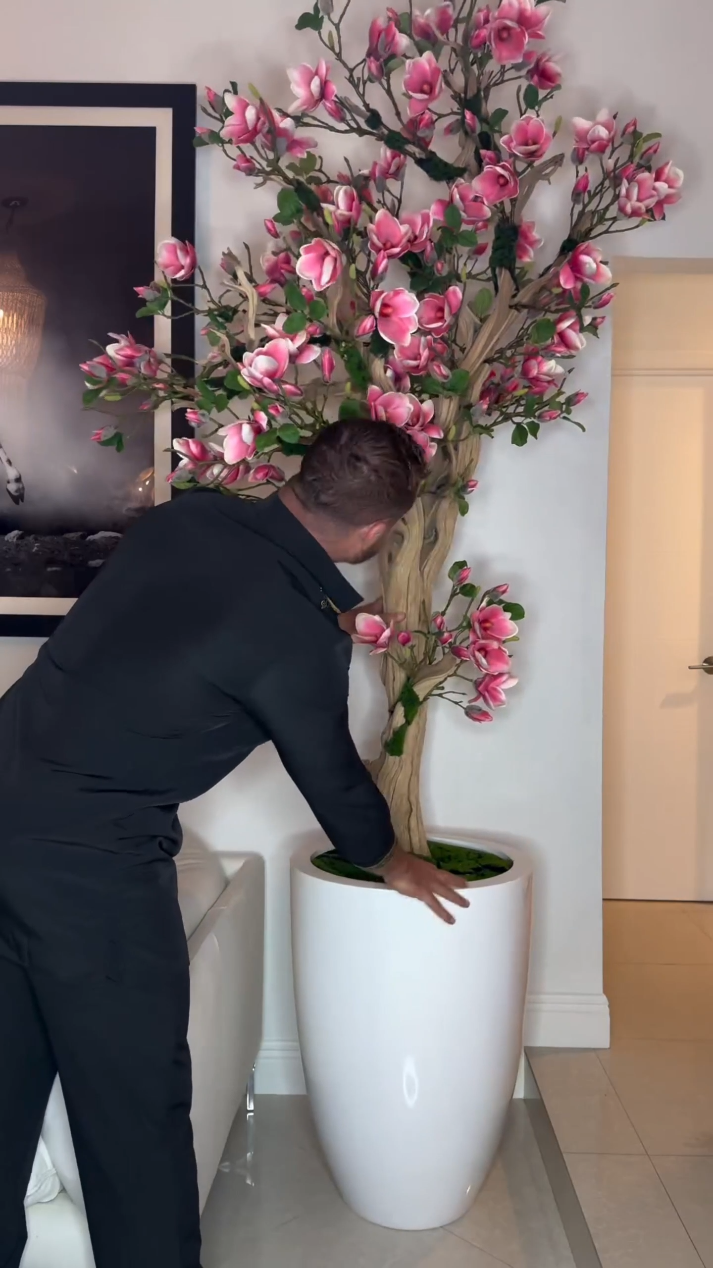 8ft Indoor Artificial Flowers ( With Flower Pots)-Aldronix