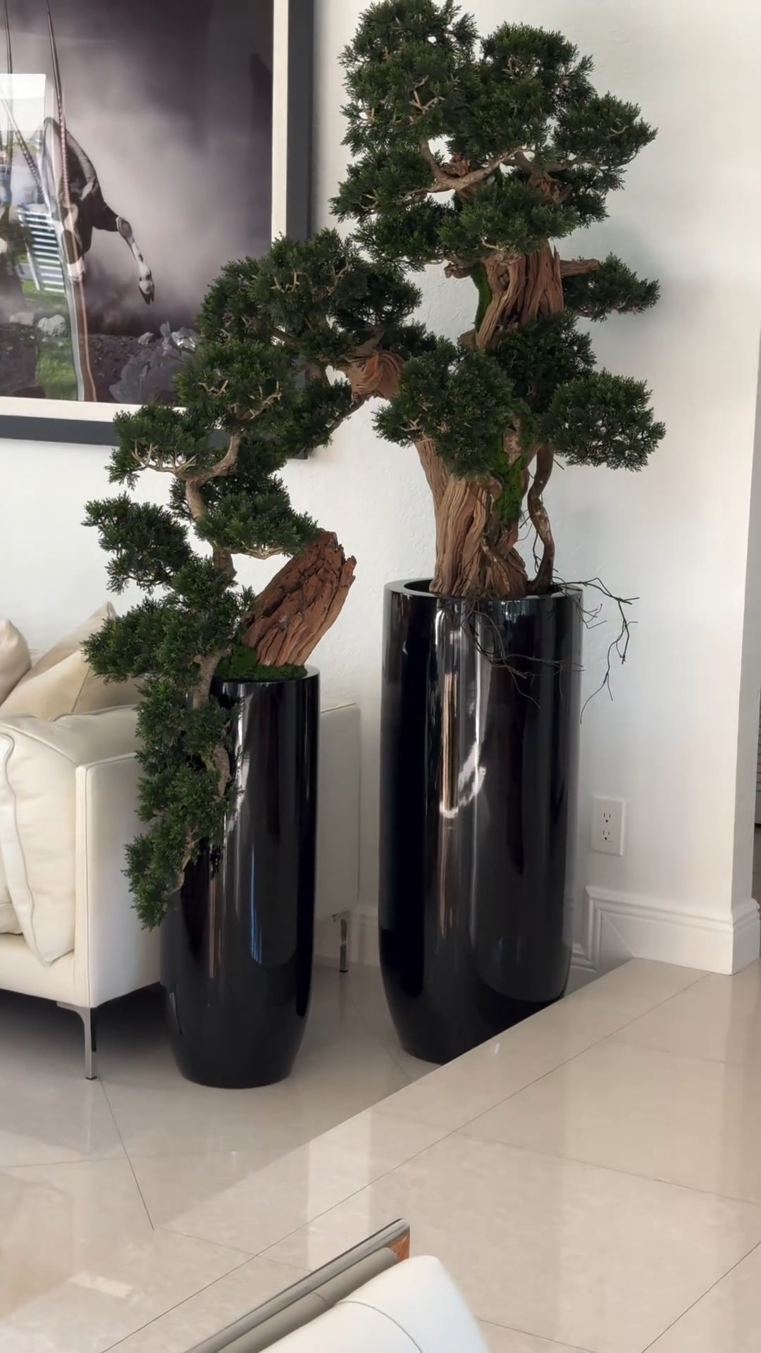 6ft Indoor Artificial Plants Set( With Flower Pots)-Aldronix