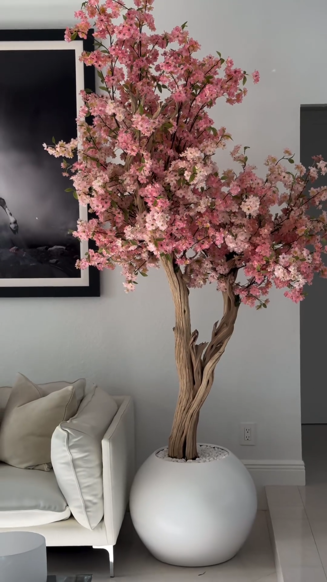 8ft Indoor Artificial Flowers ( With Flower Pots)-Aldronix
