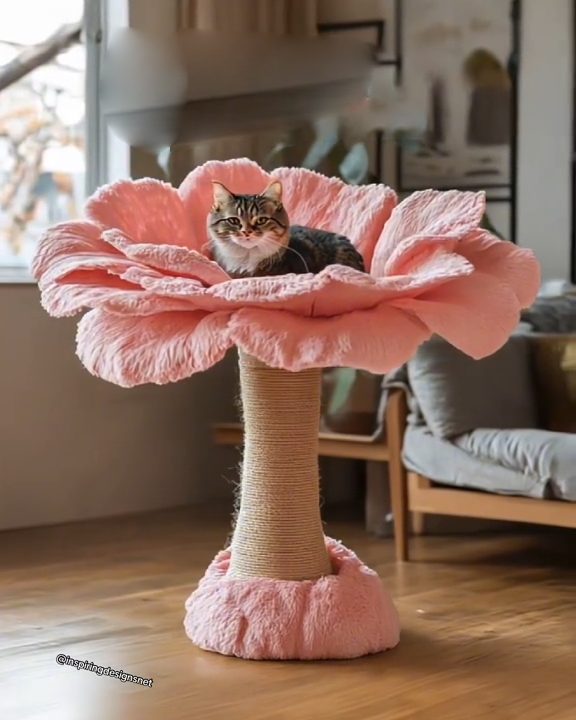 馃敟Flower Shaped Cat Tree-Aldronix