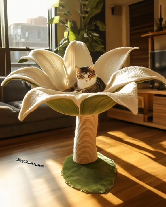 馃敟Flower Shaped Cat Tree-Aldronix