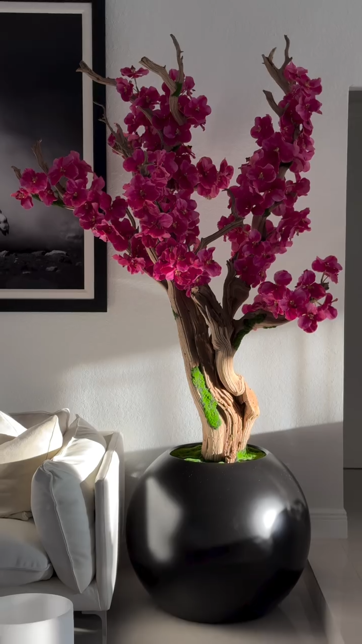 6ft Indoor Artificial Plants( With Flower Pots)-Aldronix