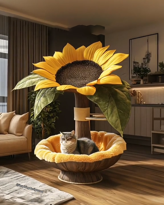 馃敟Flower Shaped Cat Tree-Aldronix
